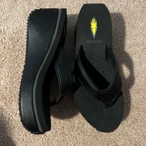 Volatile Flip-flop wedge